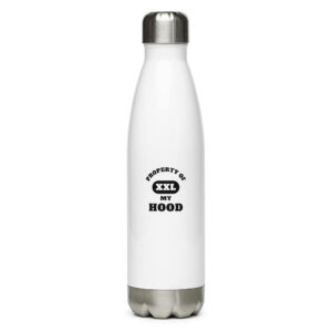 Stainless steel water bottle Property-of-my-Hood-XXL-Alfa-in-Black-Letters